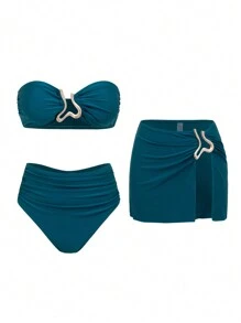 Skirt Break Swimwear Set (S)