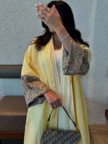 [LZM71] Abaya Multi Colored Striped