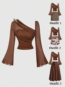 Top Asymmetric Shoulder Flare (XS)