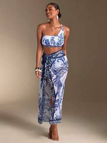 Set Swimwear White Blue (S)