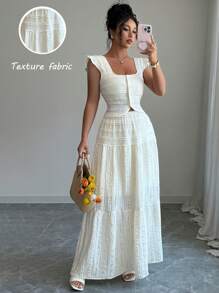 Skirt Romantic Square Neck (S)