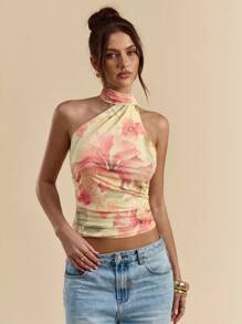 Top Solid Yellow Floral (S)