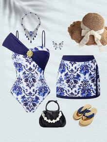 Dress Blue White Porcelain (S)