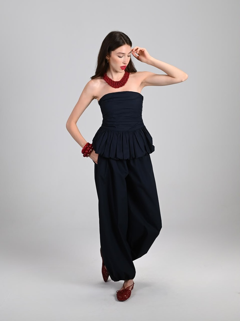 Classic Navy Strapless Set (S)